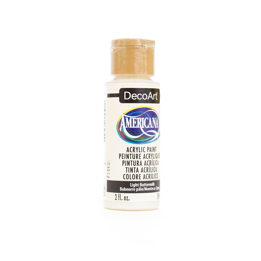 DecoArt, Acrylic, Art & School, Americana, 2 ounce, 30369, Light Buttermilk
